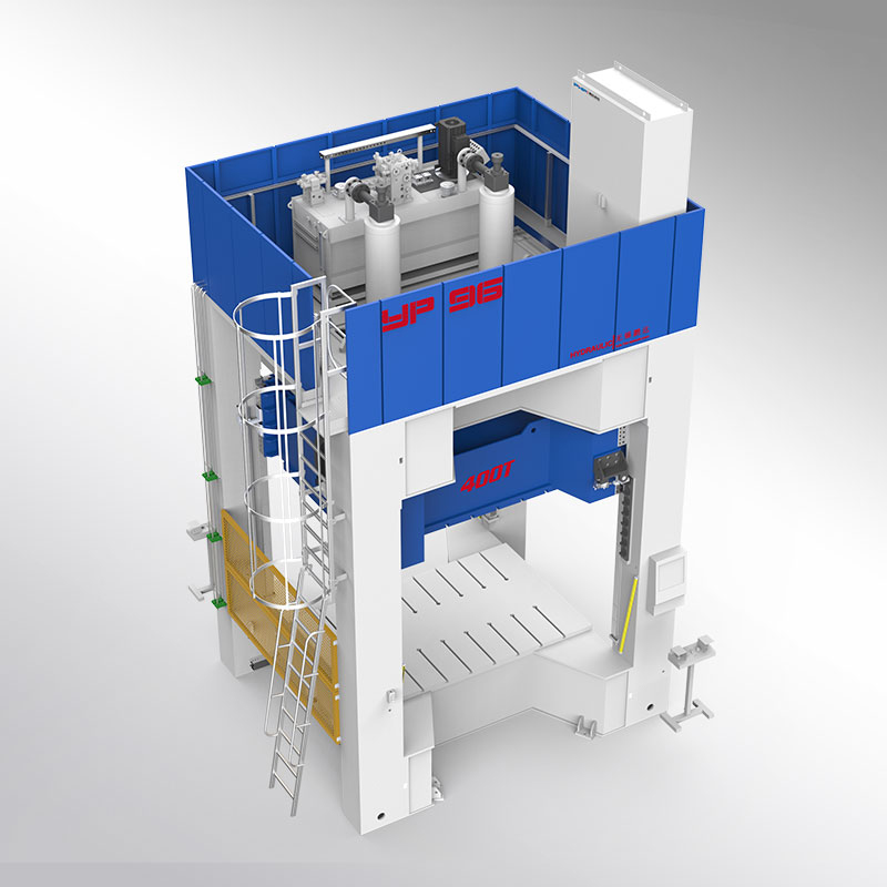 Hydraulische pers boven het hoofd Hydraulische pers boven het hoofd